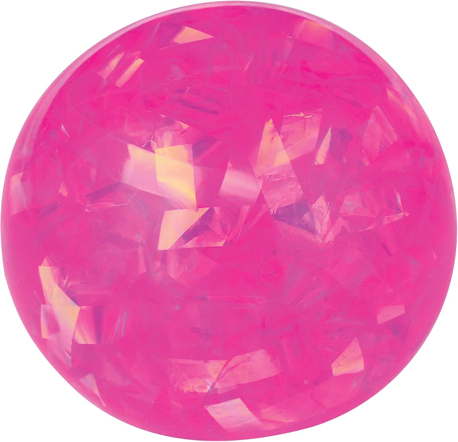 Schylling NeeDoh Crystal - Sensory Squeeze Toy - Shimmering Liquid Filling - 2.25″ Wide - Color May Vary (Pack of 1) - Image 2